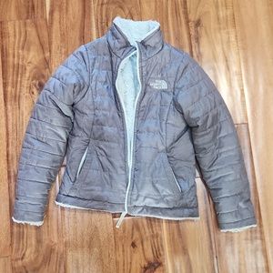 Girls XS North Face Reversible Coat